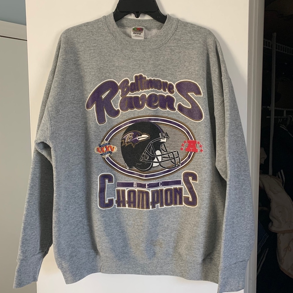 Large Baltimore Ravens Pullover